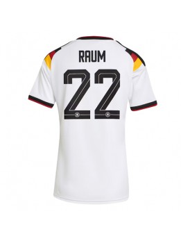Ženski Nogometna dresi replika Nemčija David Raum #22 Domači SP 2026 Kratek rokav